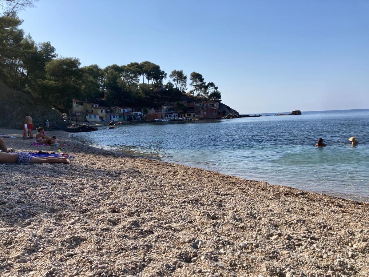 Haut De Villa Avec Terrasse Privative Jardin Et Parking Tout Pres Des Plages Тулон Екстериор снимка